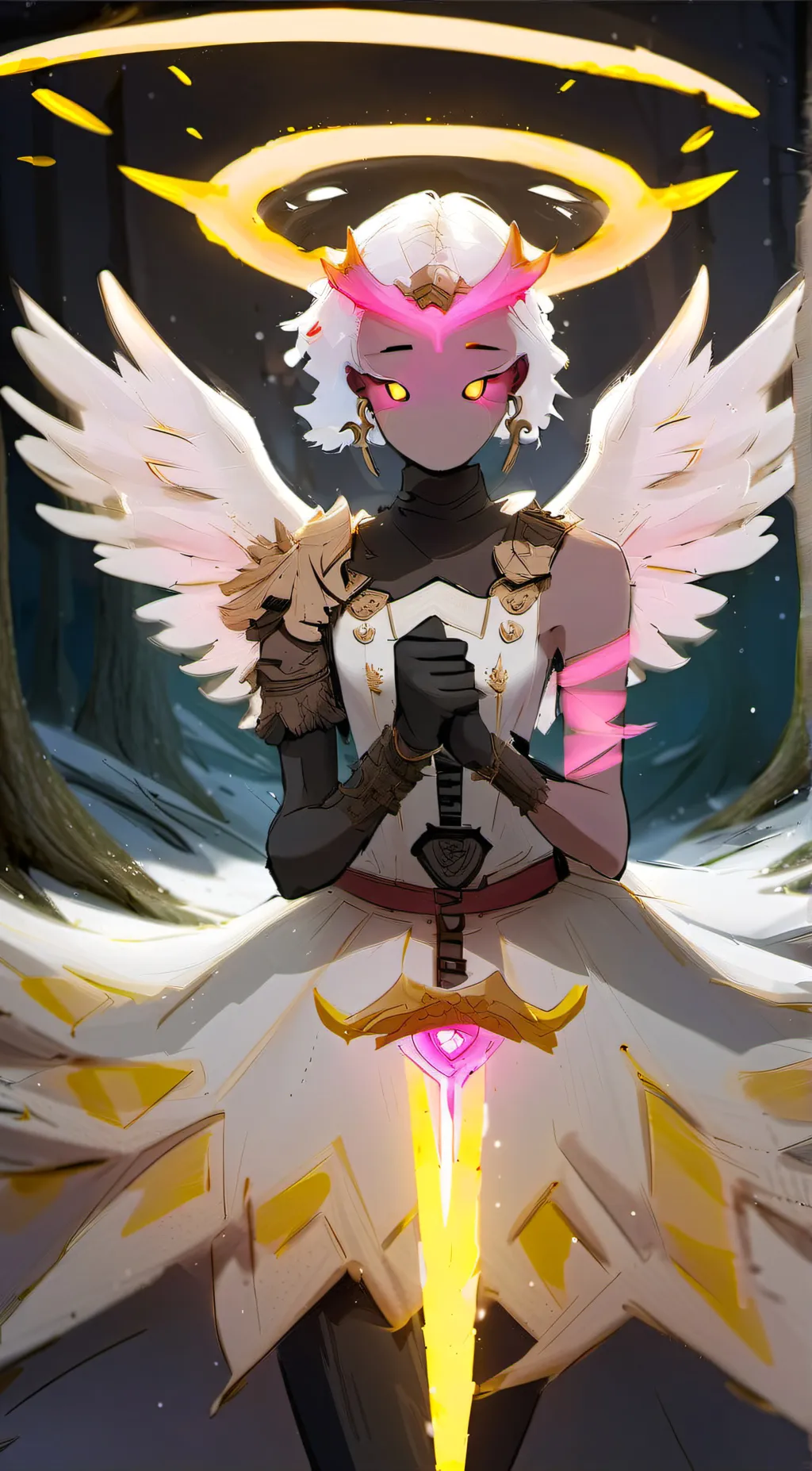 ai character: radiance  background