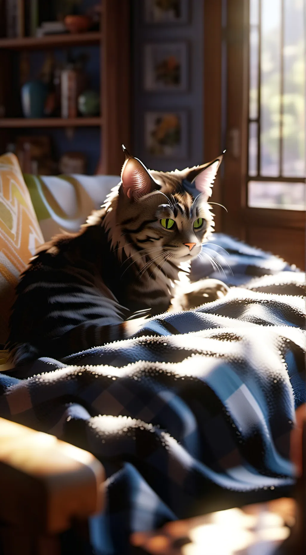 ai character: catnap background