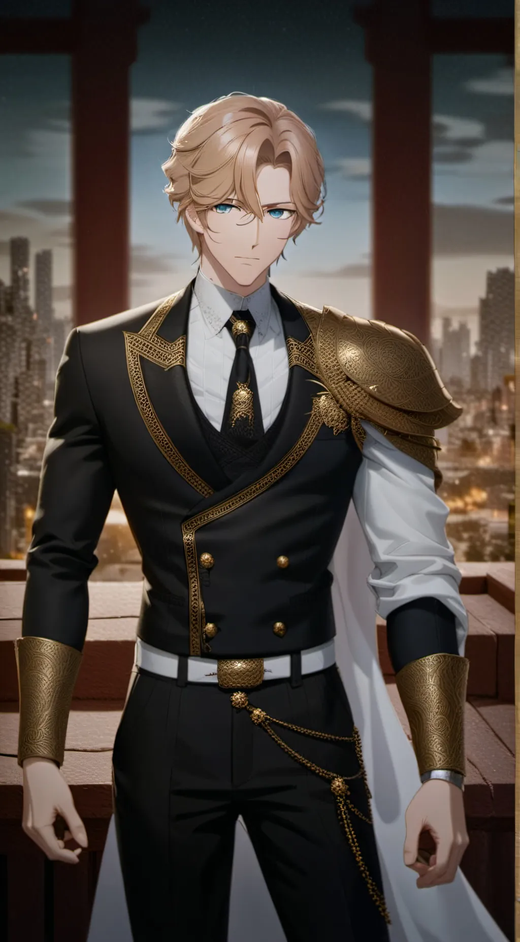 ai character: Nolan  background