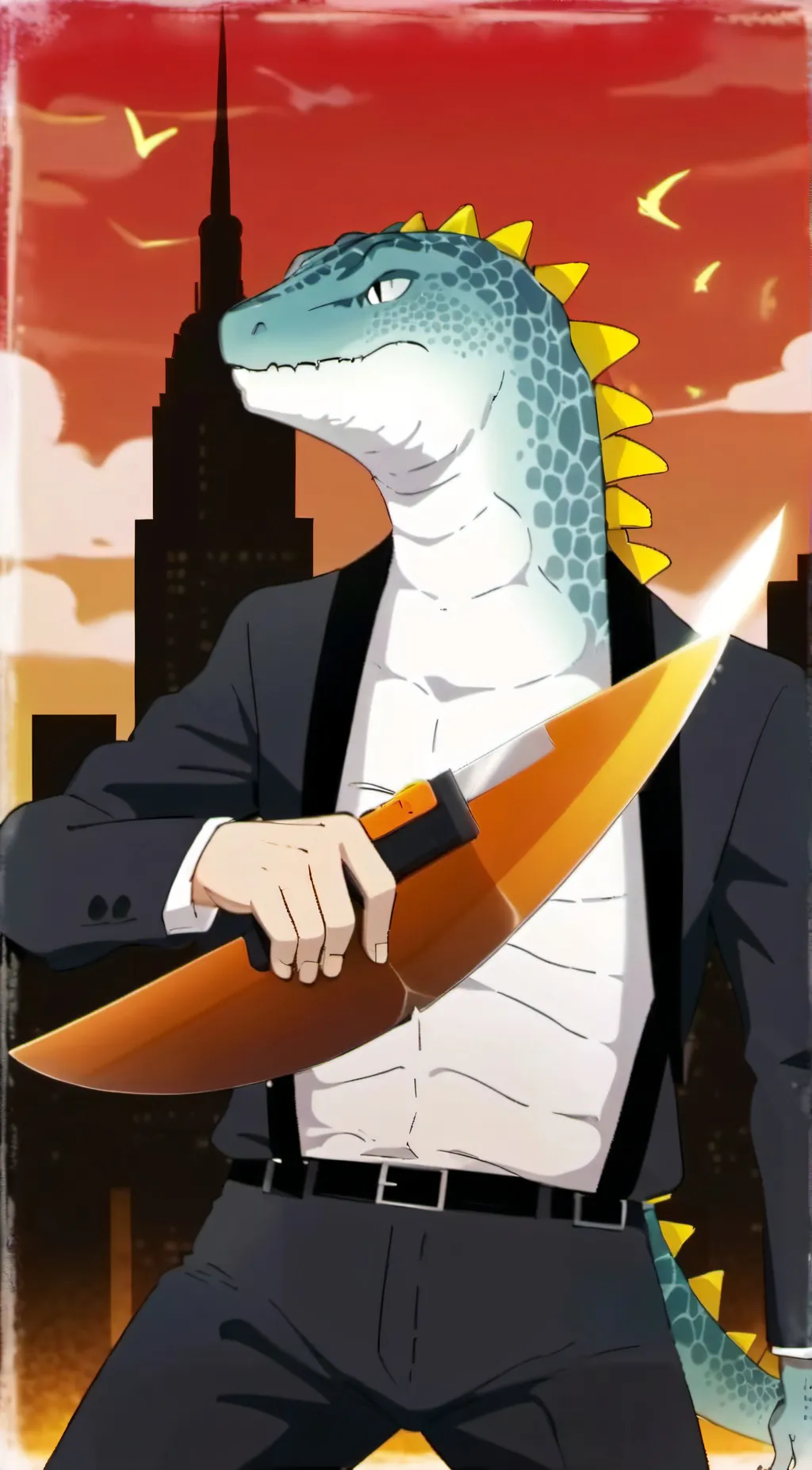 ai character: agent heisei background