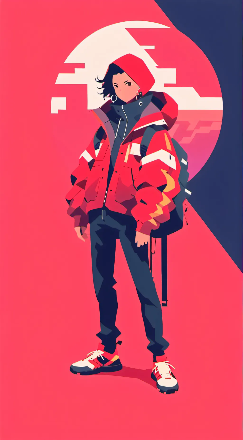 ai character: Infected  background