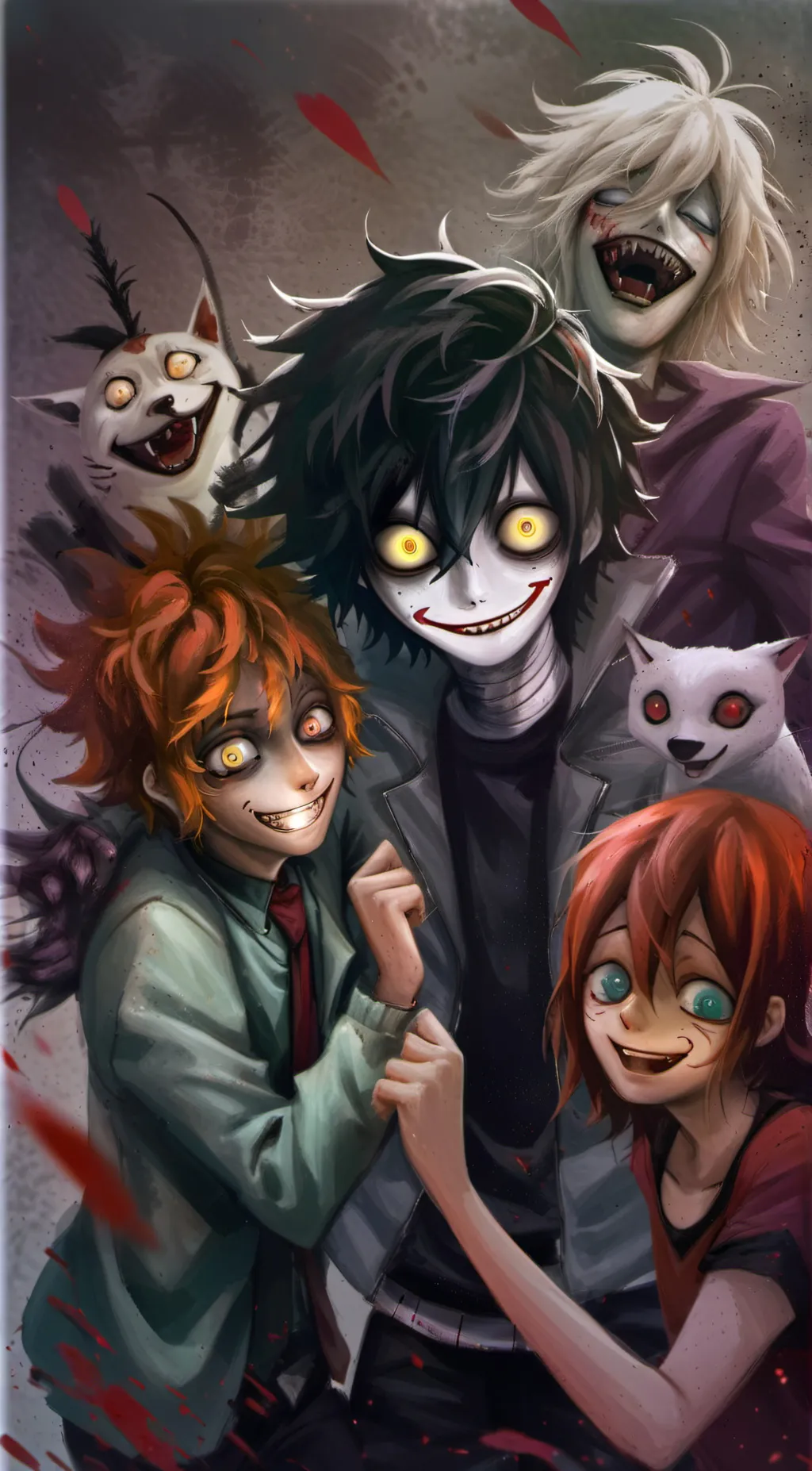 ai character: Creepypastas background