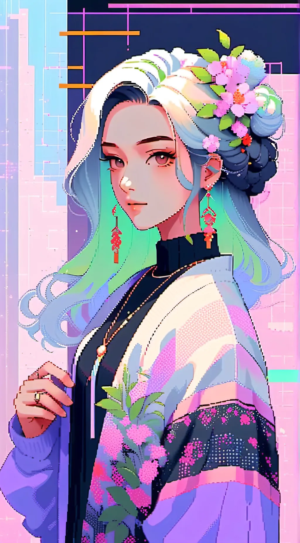 ai character: Lilly background
