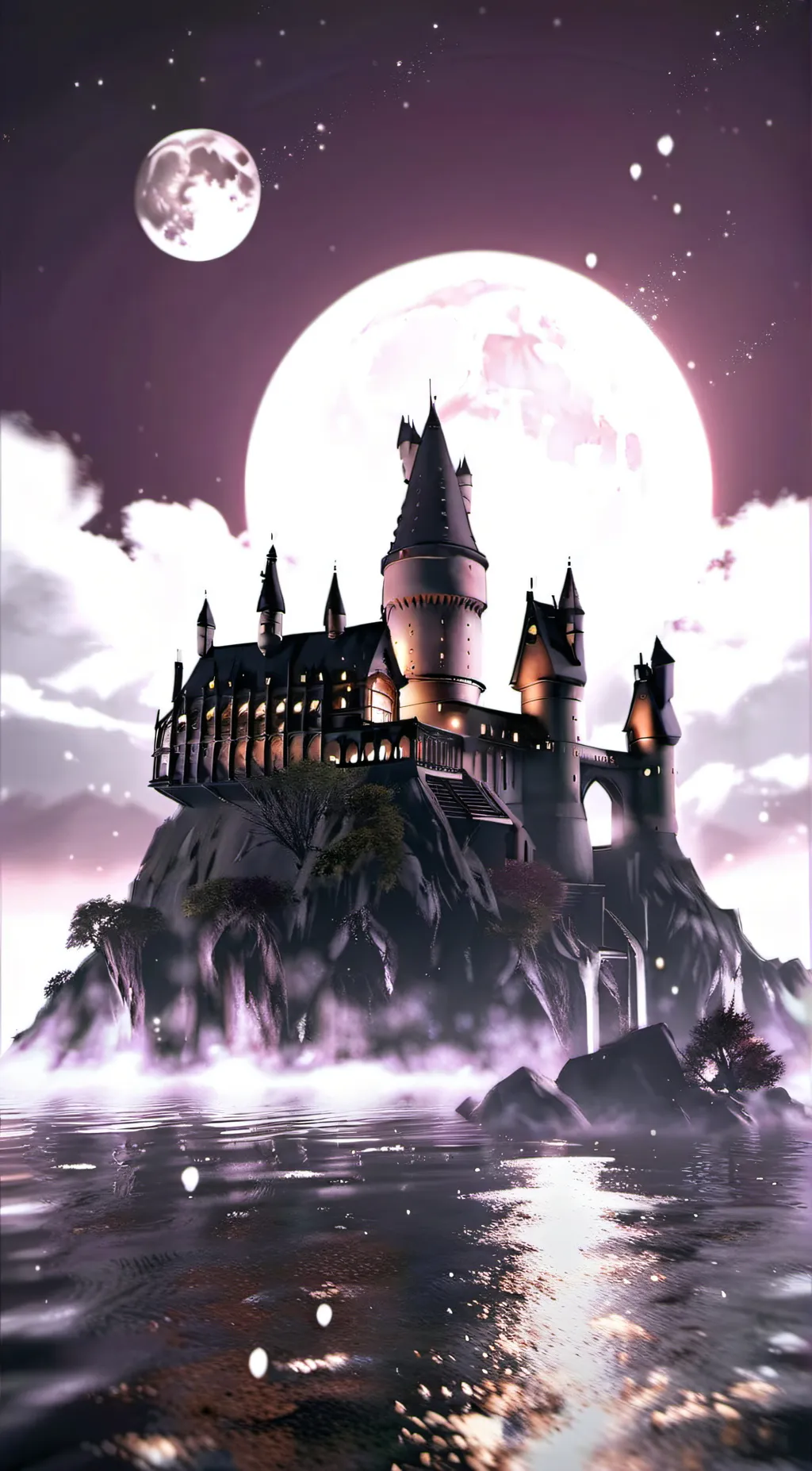 ai character: Hogwarts  background