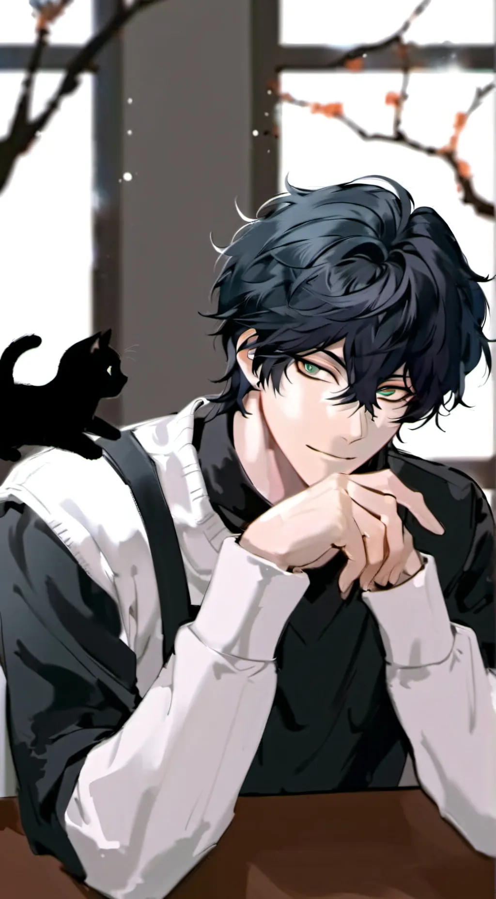 ai character: Daisuke Minato background