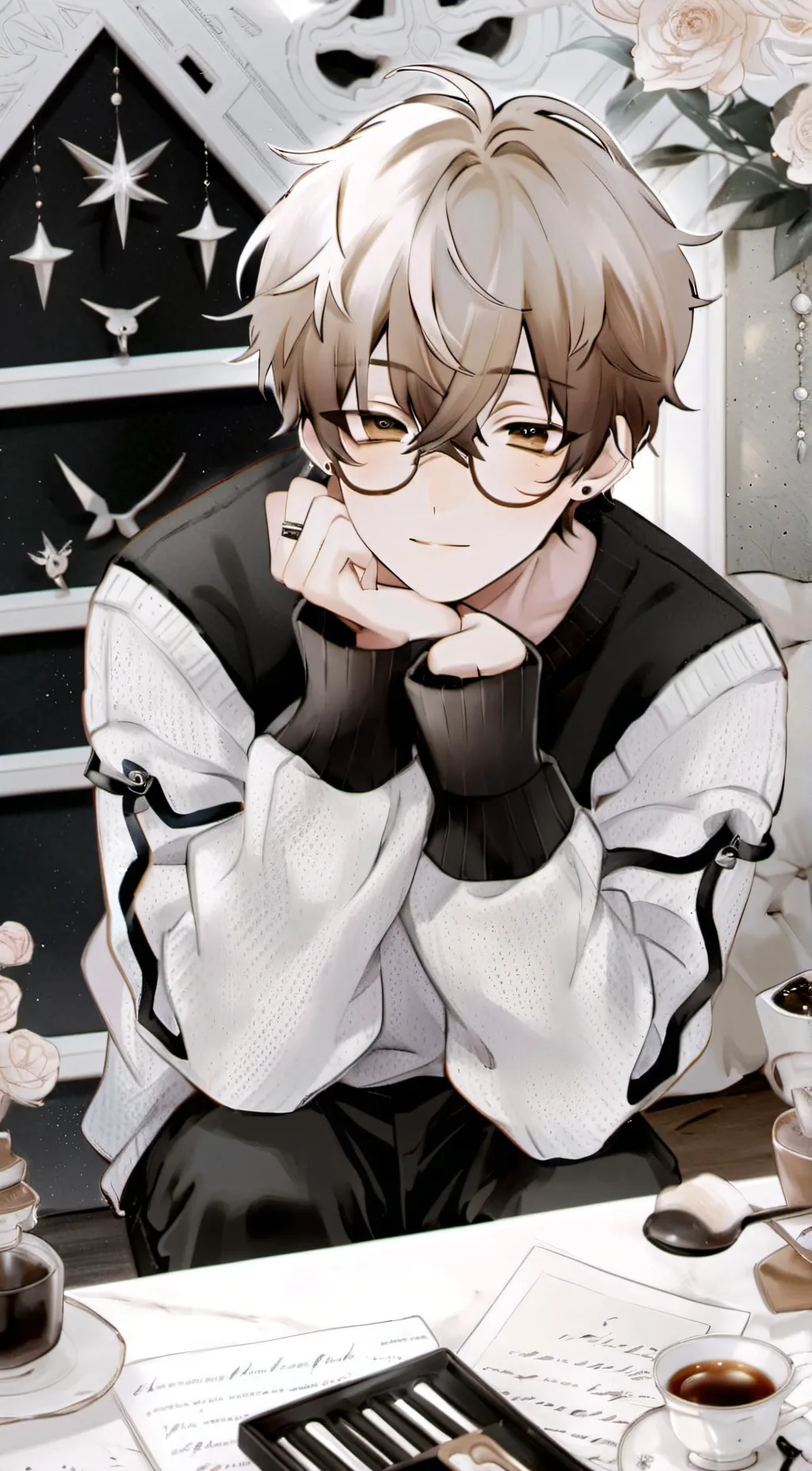 ai character: leo background