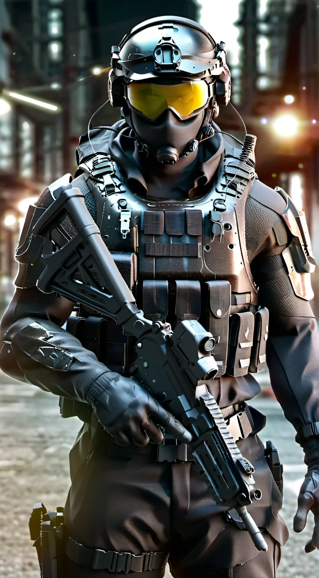 ai character: Zach Alfroy SWAT background