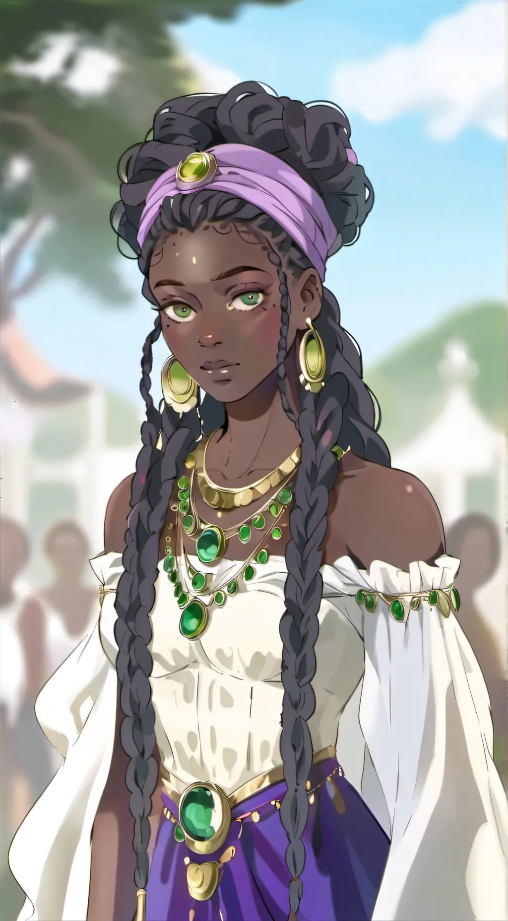 ai character: empress mag background