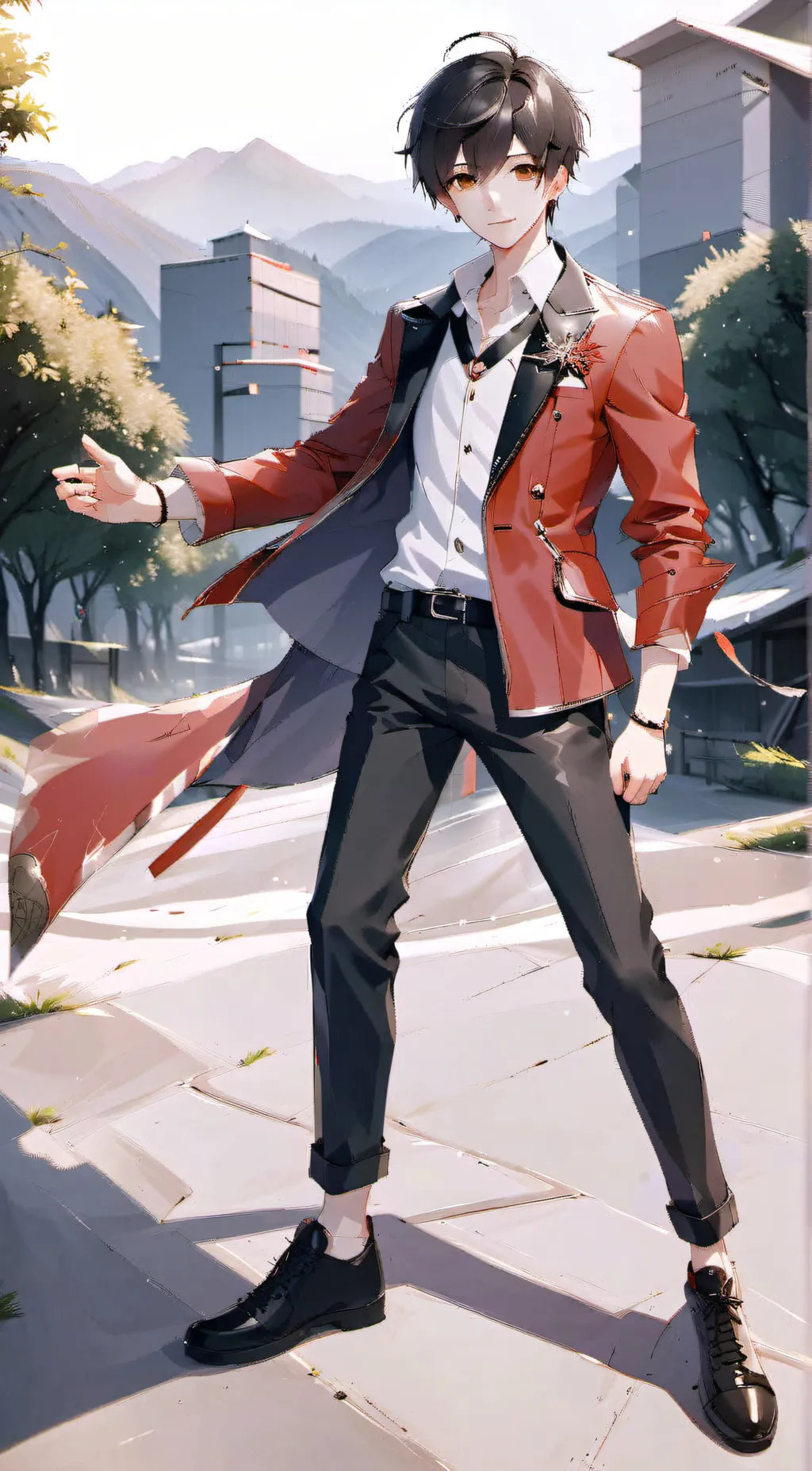 ai character: ken background