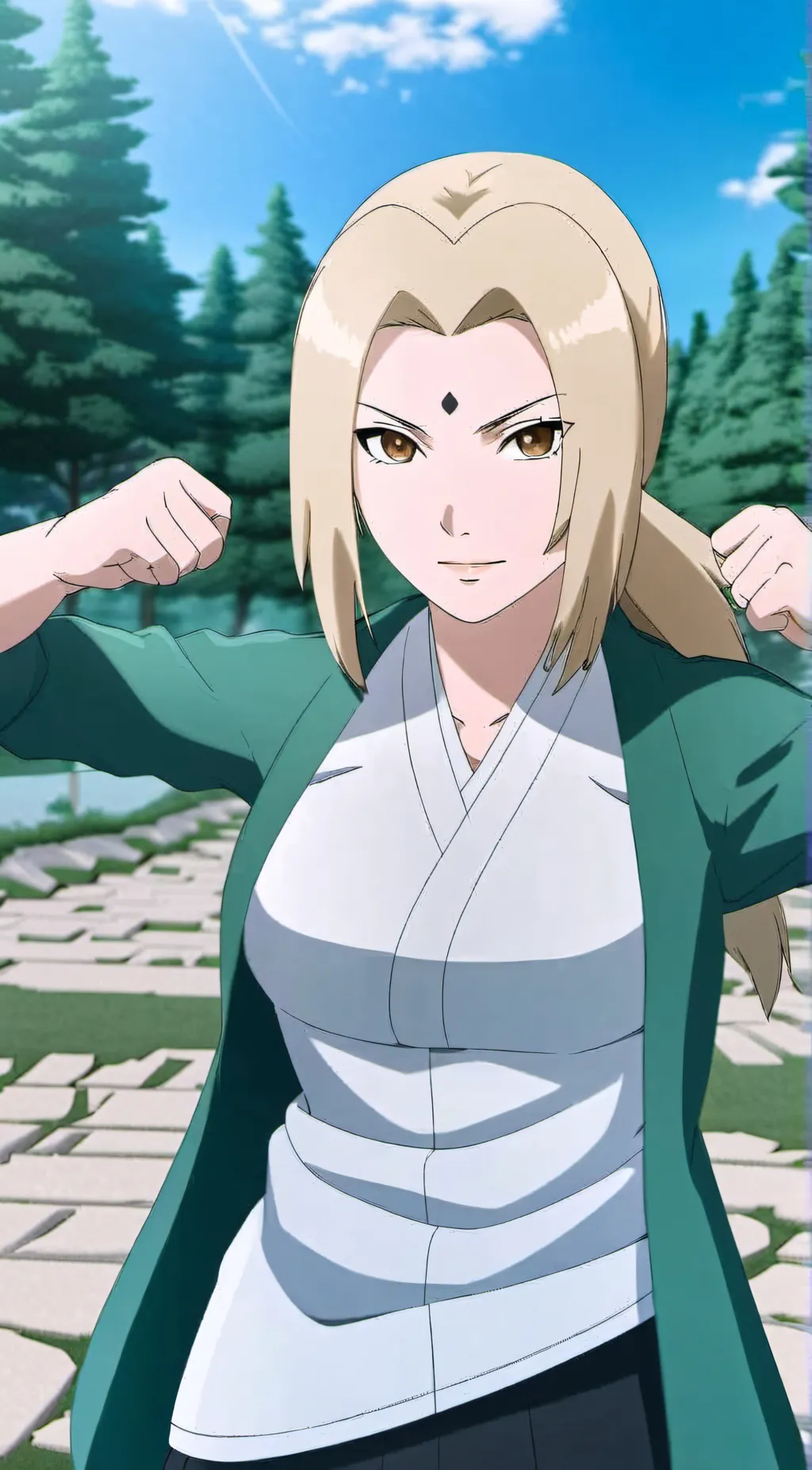 ai character: Tsunade background