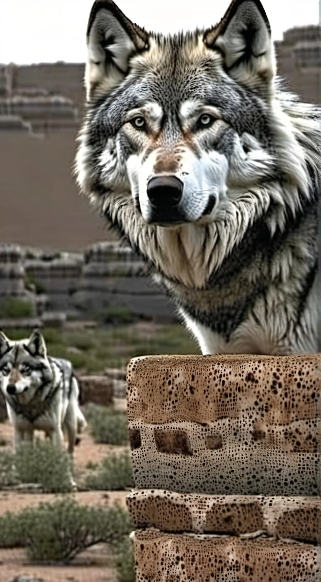ai character: TheWolfTrio2 background