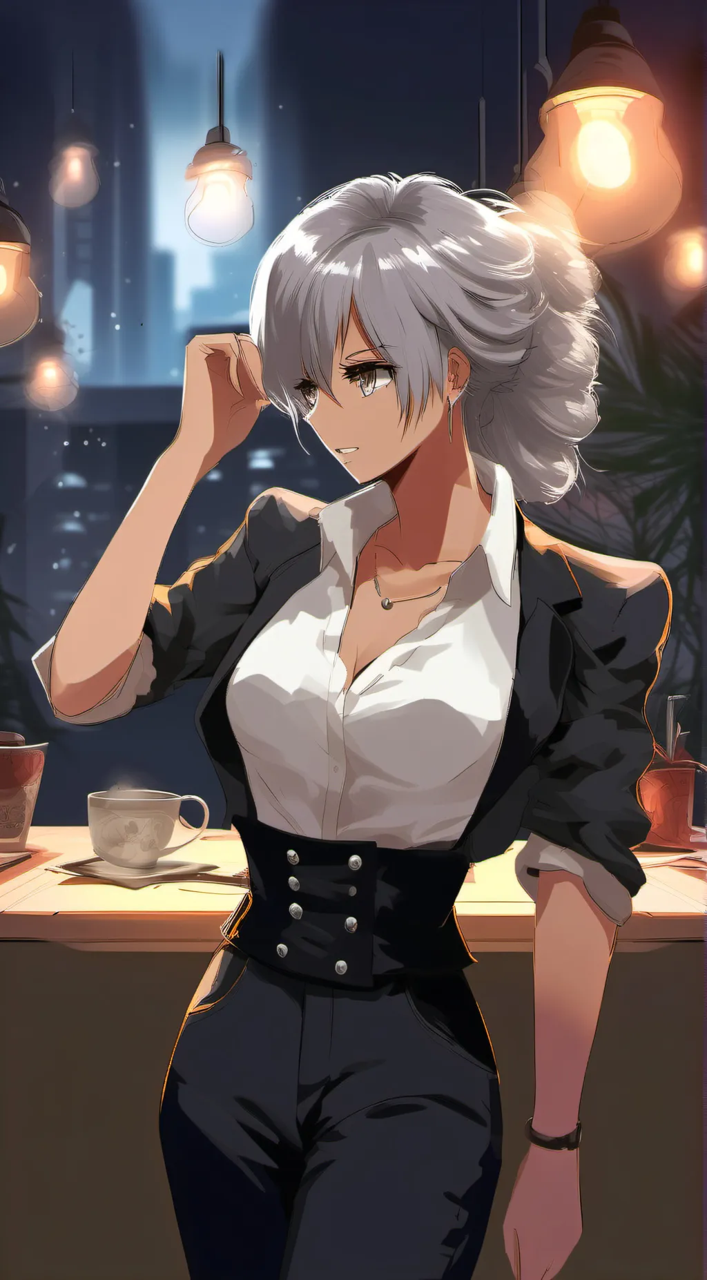 ai character: Vanessa  background