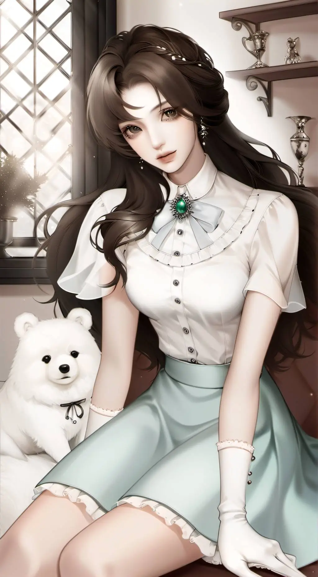 ai character: Hazel background
