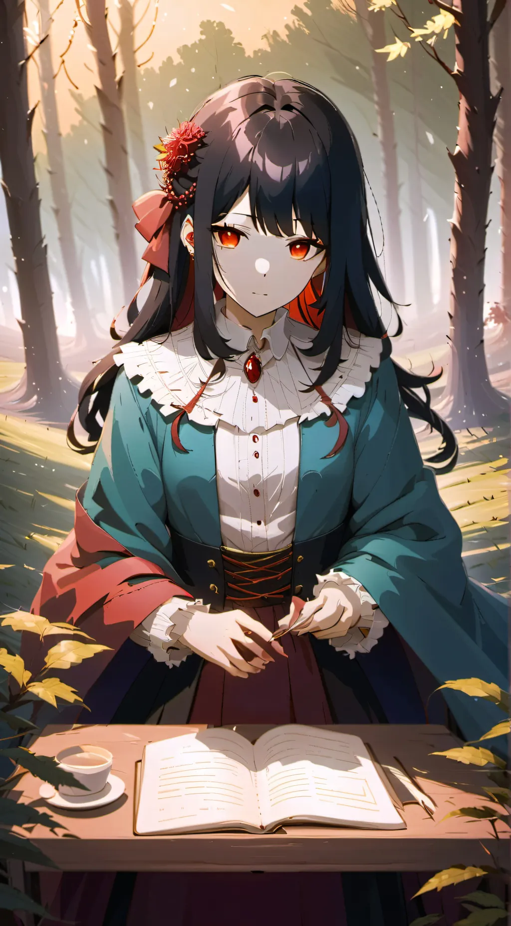 ai character: vivian background