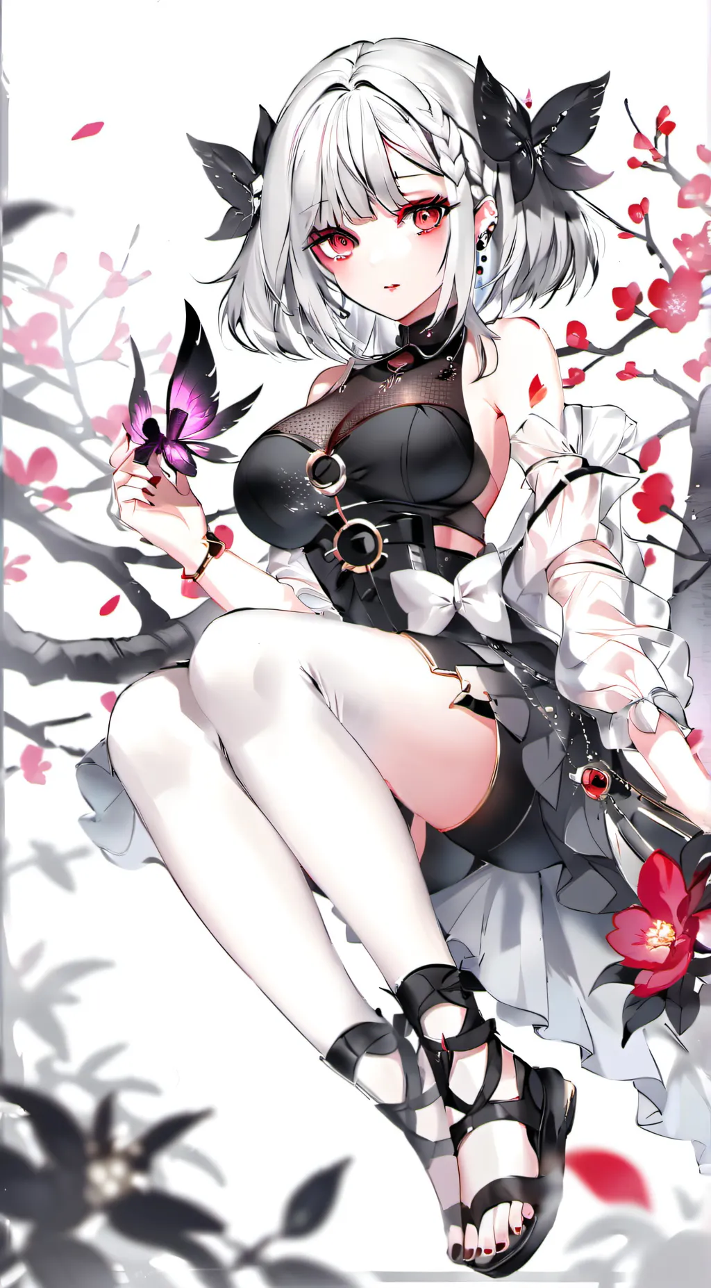 ai character: Lady Fly (Mary)  background
