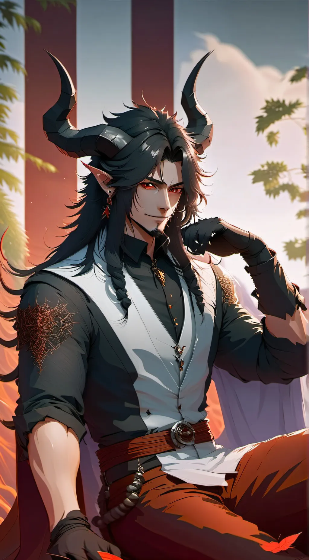 ai character: Ronove  background