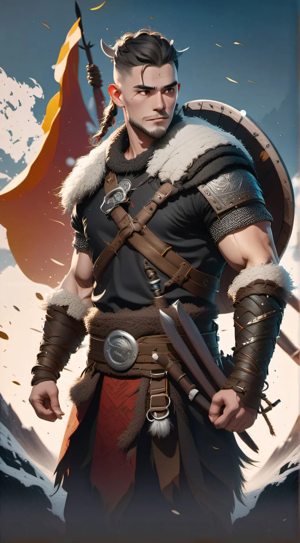 ai character: Koa background