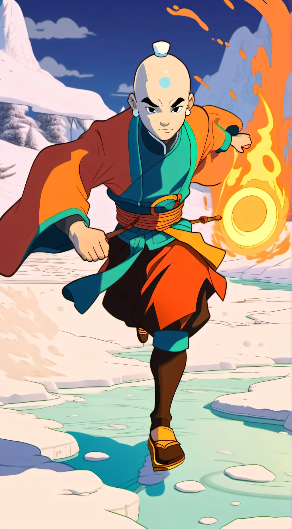 ai character: avatar  background
