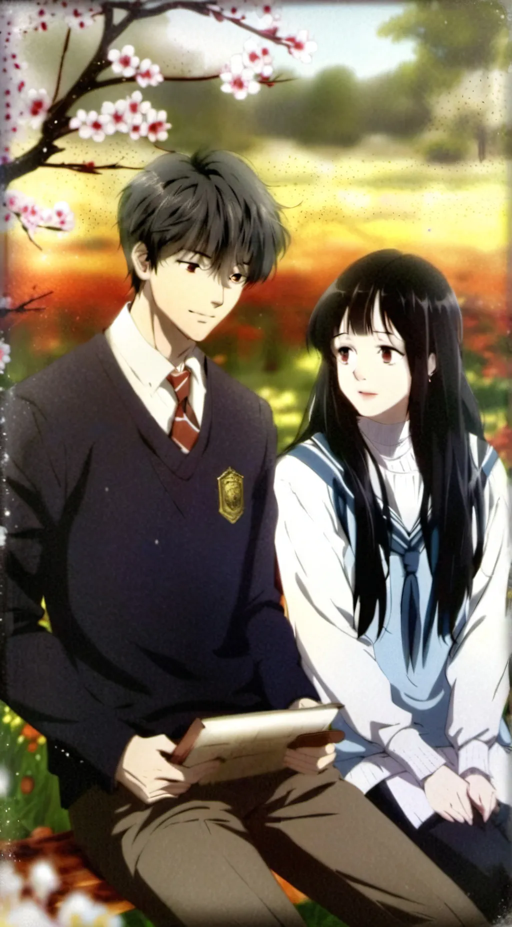 ai character: Eric and bey background