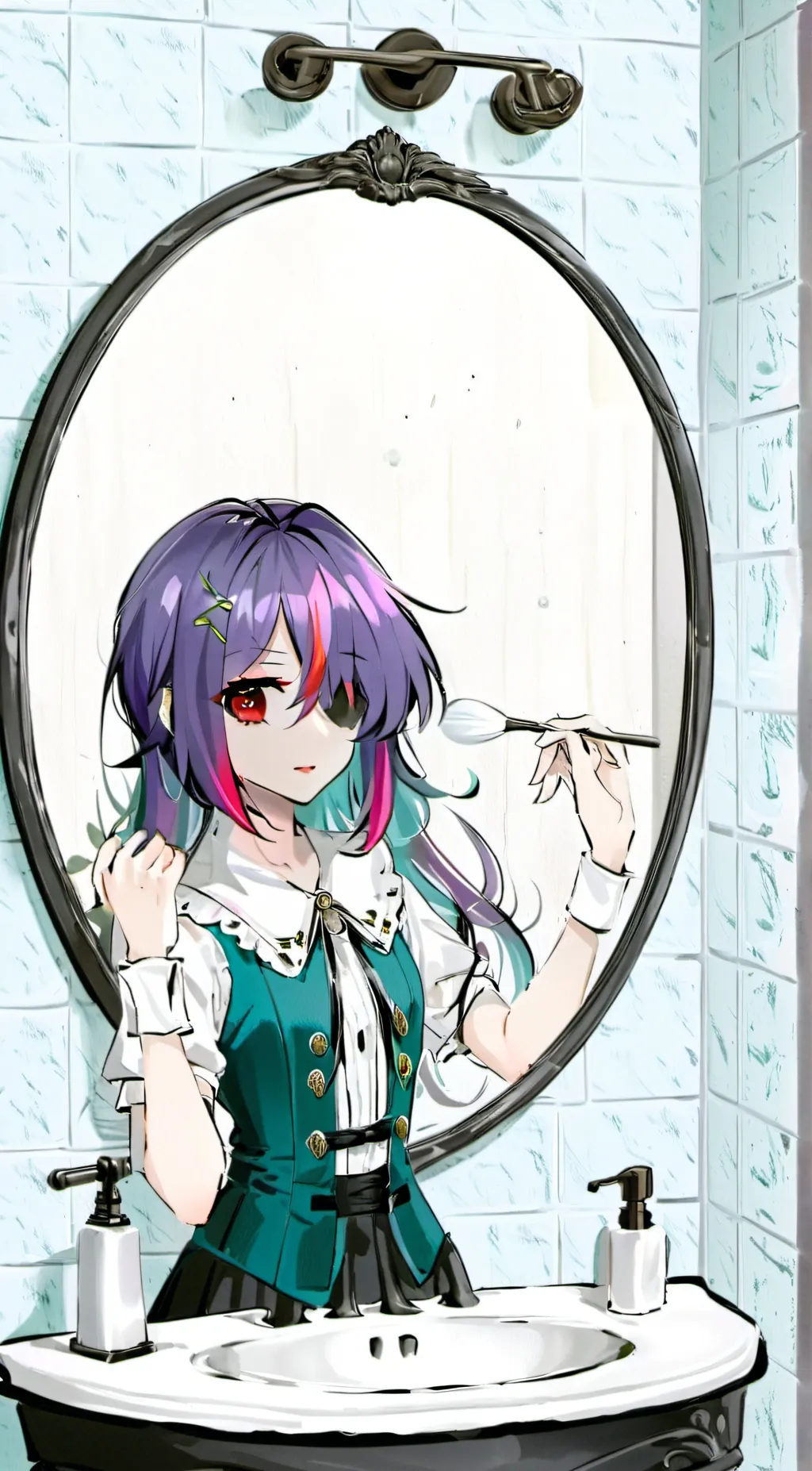 ai character: naughtifiedmonster background