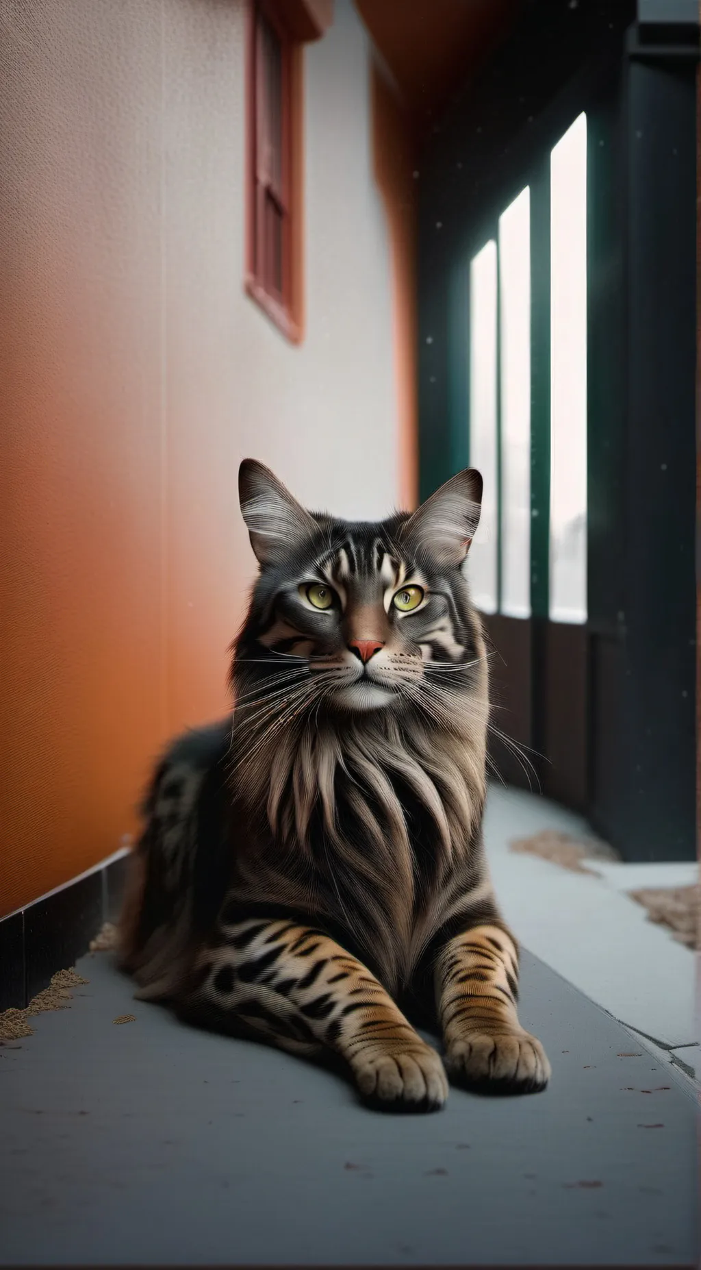ai character: Cat background