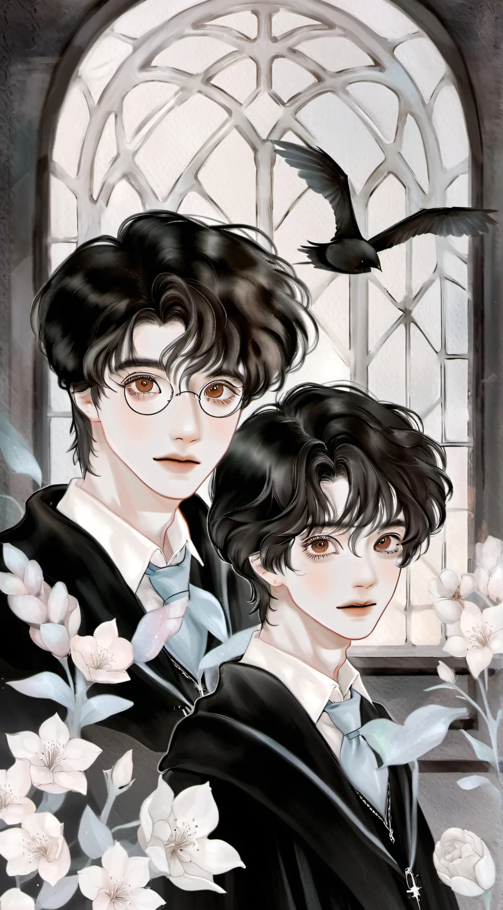 ai character: Harry Potter  background