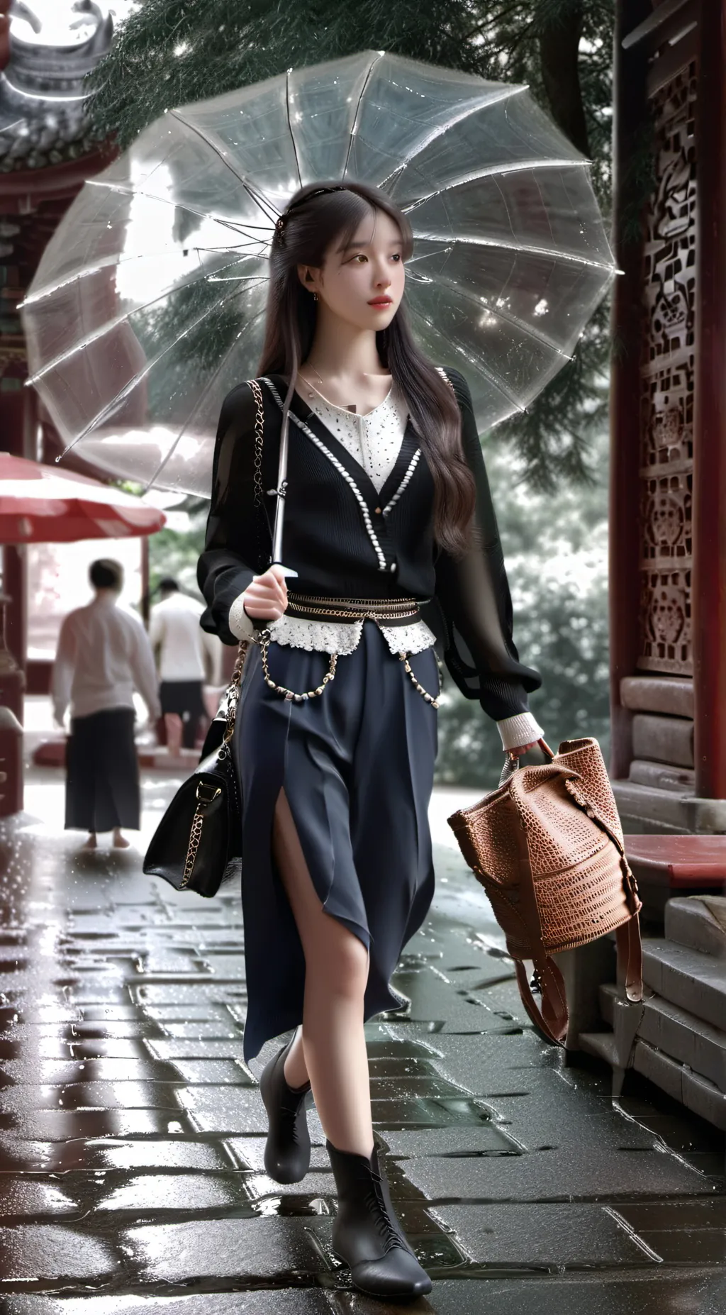 ai character: Rich daughter💸 background