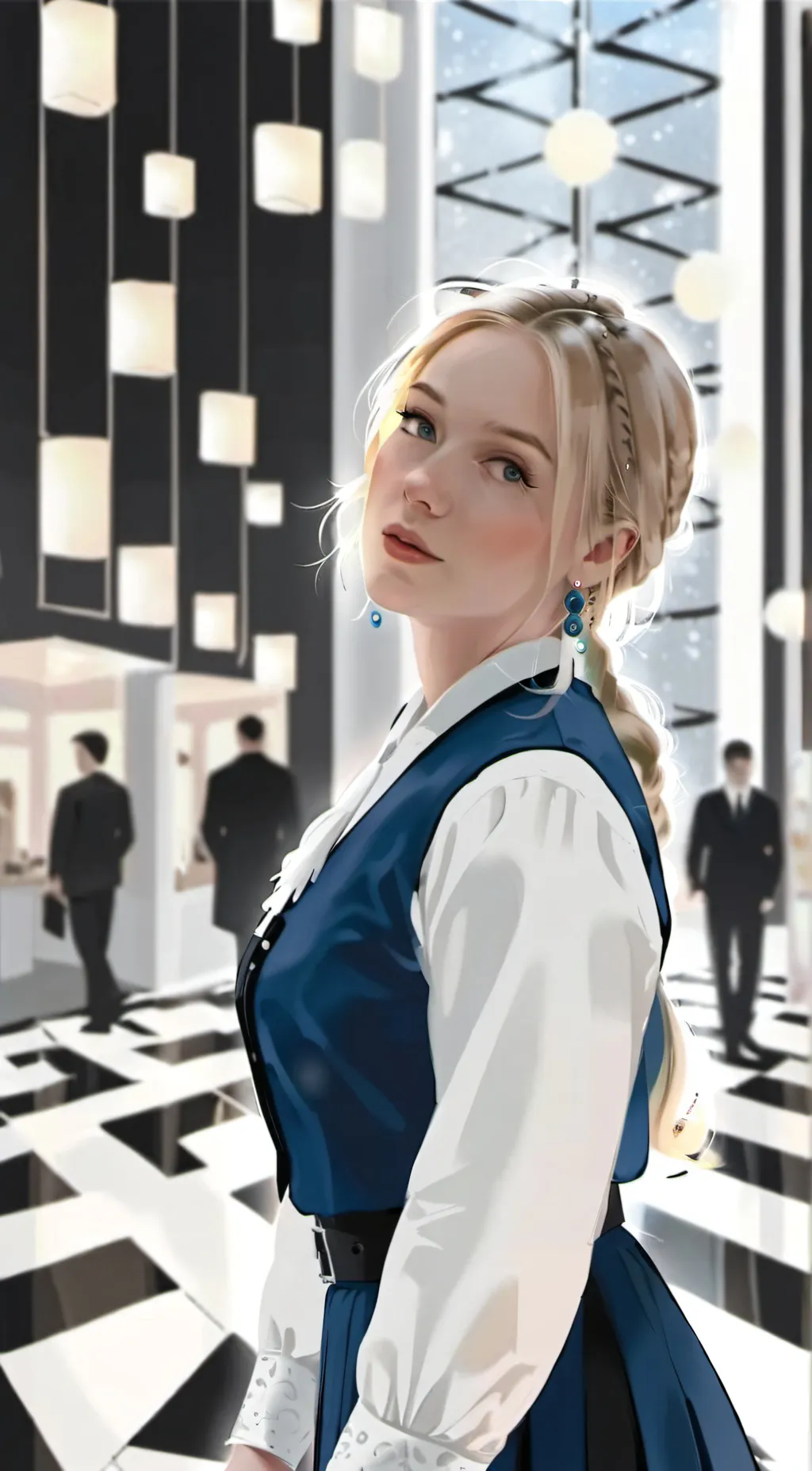 ai character: ildi girl background