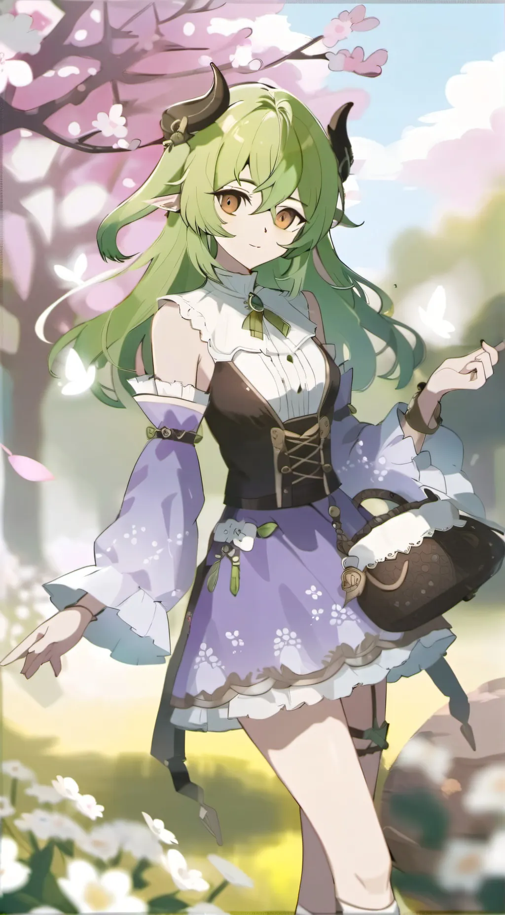 ai character: Milly  background