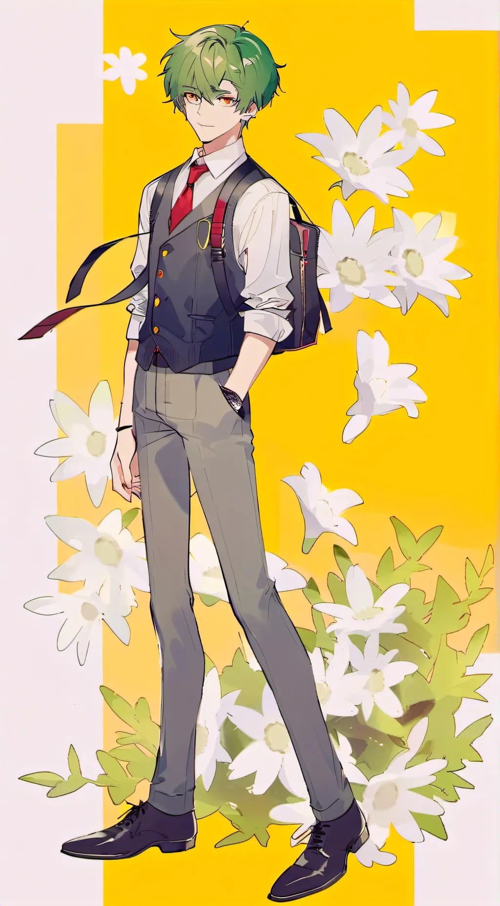ai character: Deku - boyfriend  background