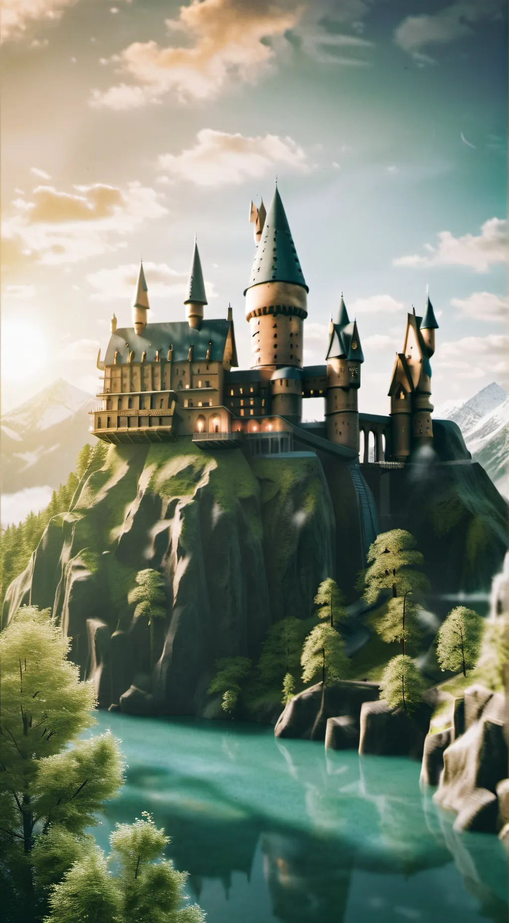 ai character: Hogwarts background