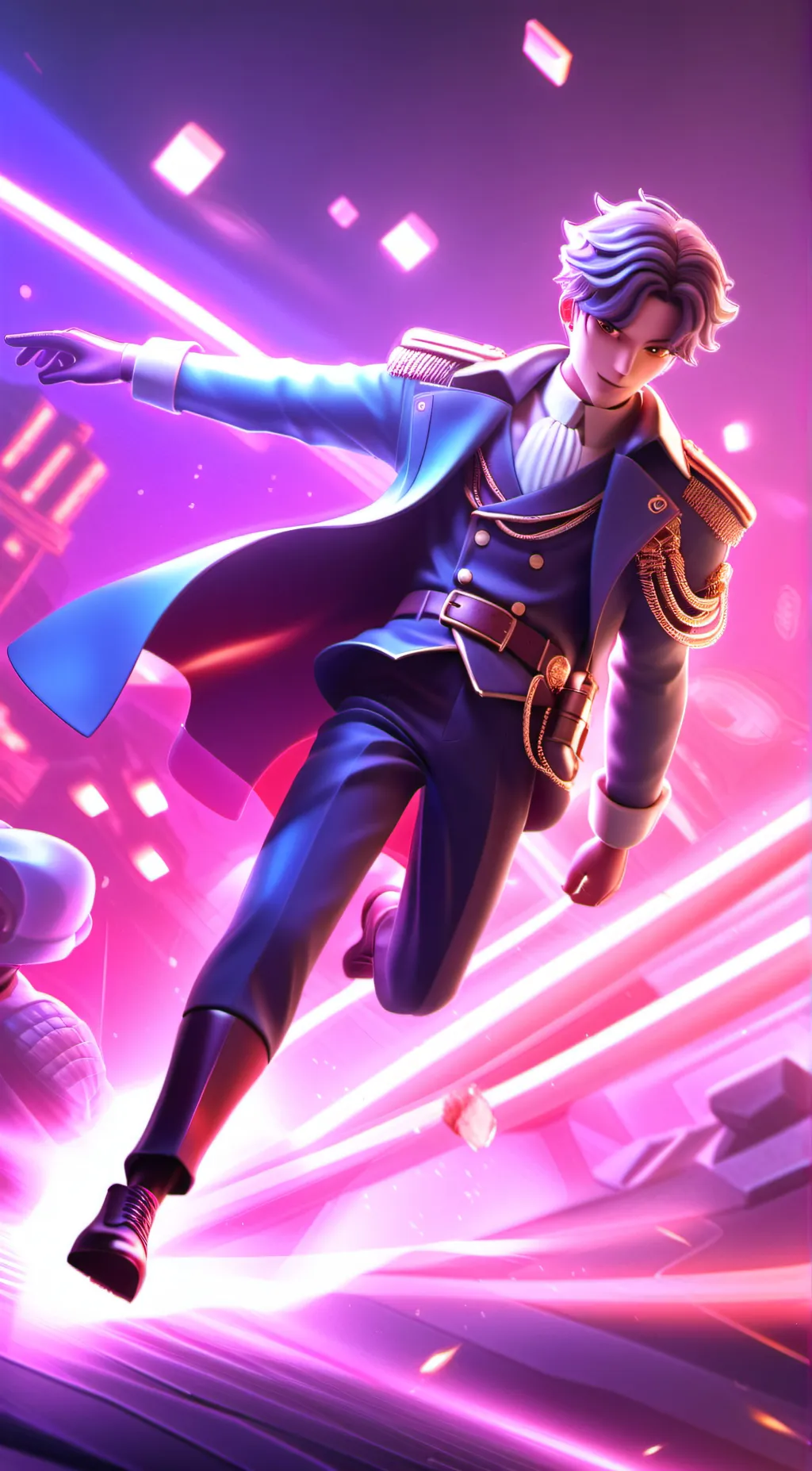 ai character: Chained Soldier background