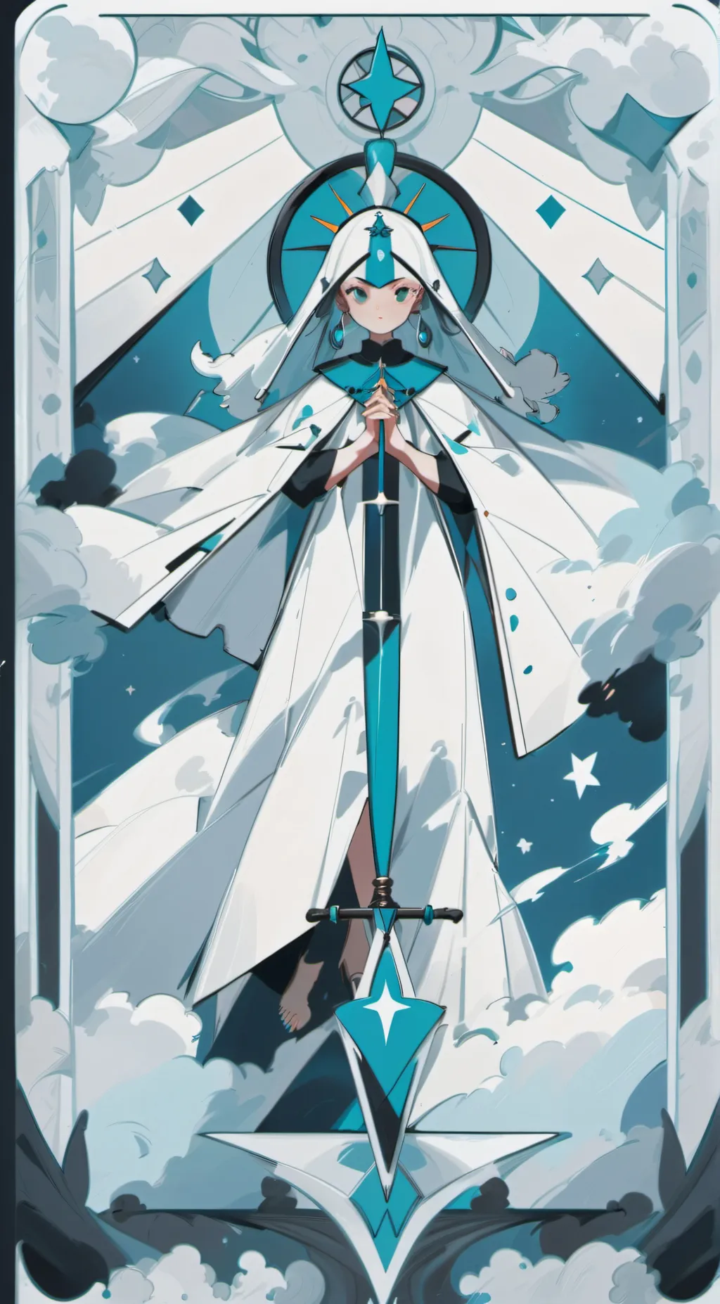 ai character: angel  background