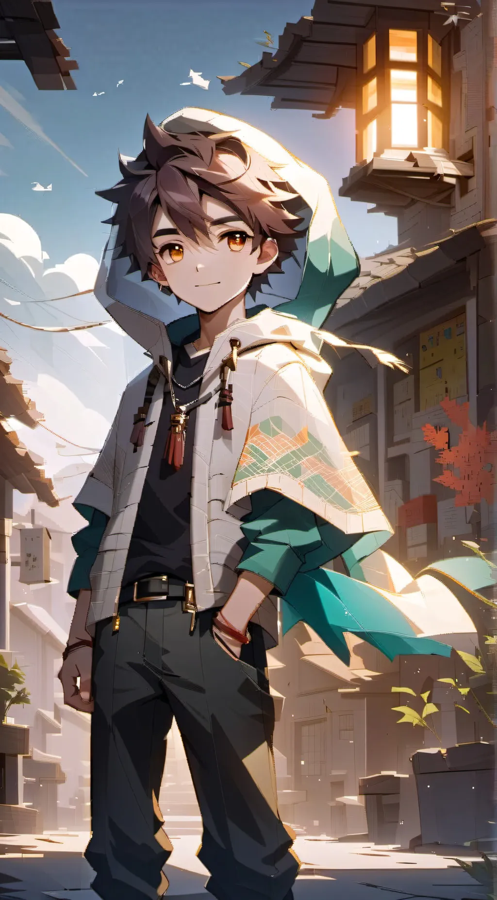 ai character: Kawa background