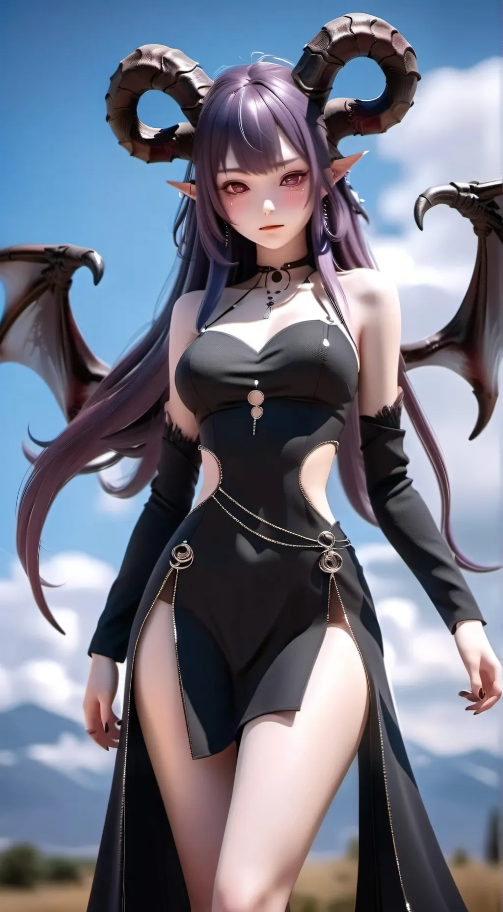 ai character: Luna background