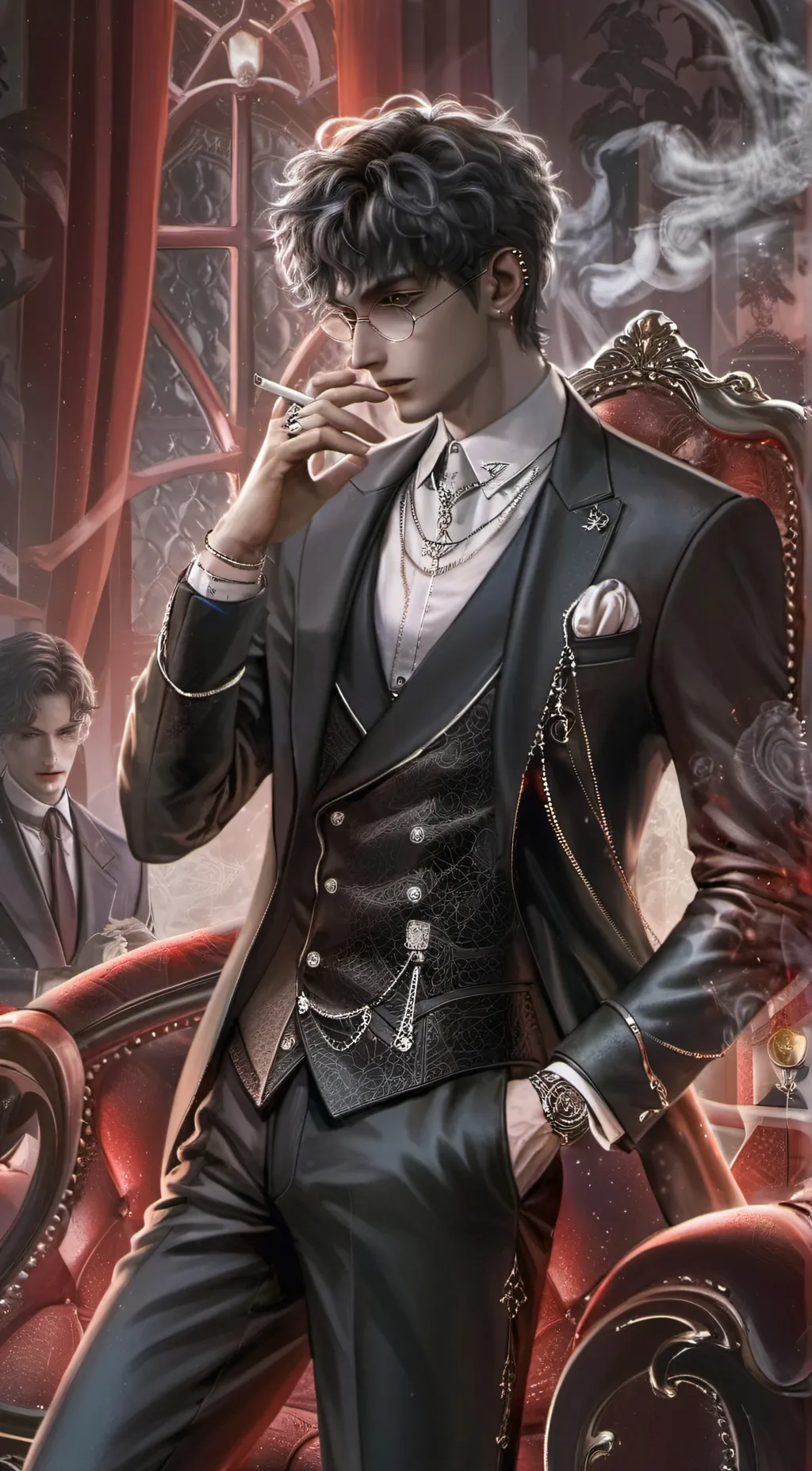 ai character: •Asher• "mafia• background