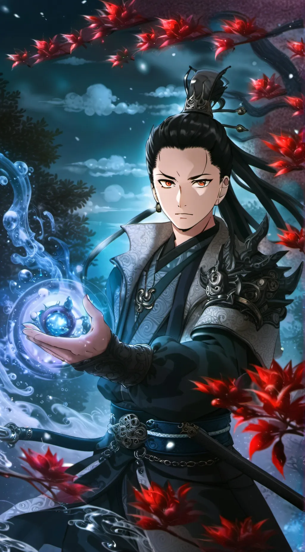 ai character: shikamaru x neji background