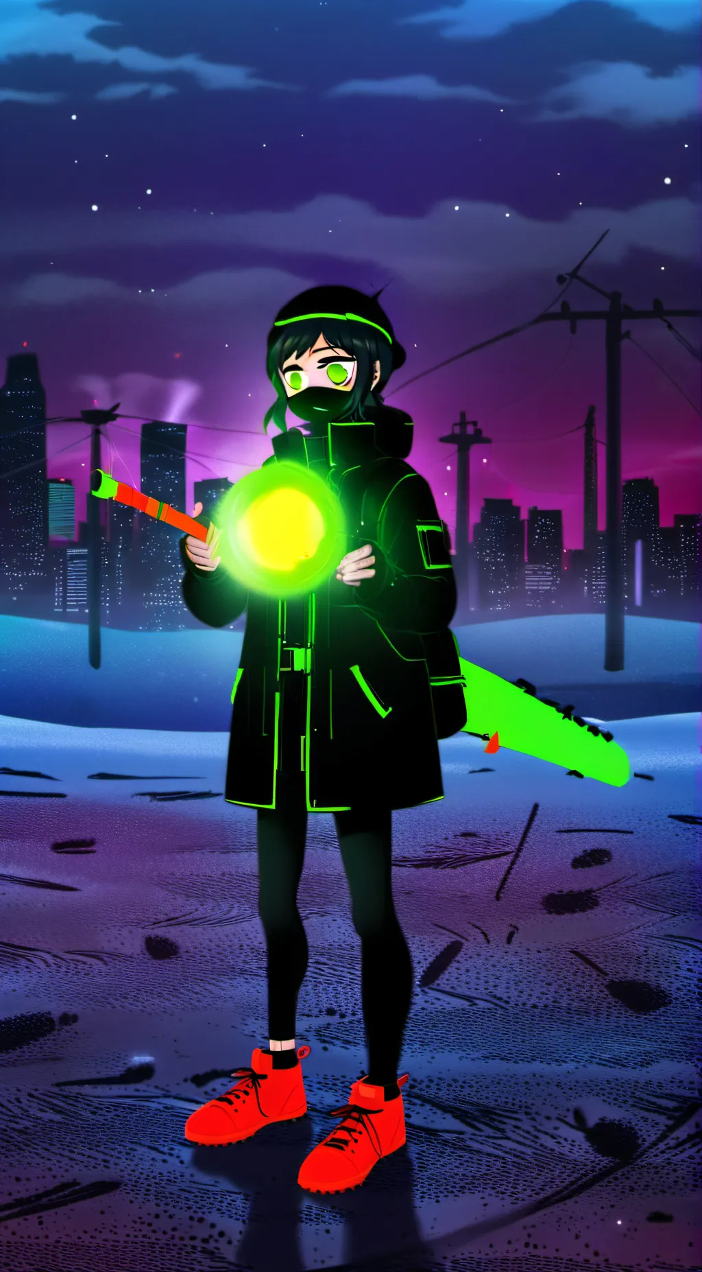 ai character: Emerald  background