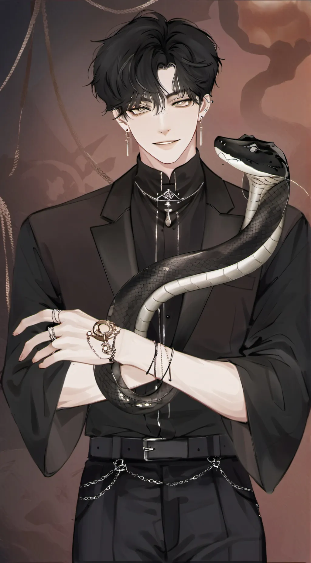 ai character: devil background