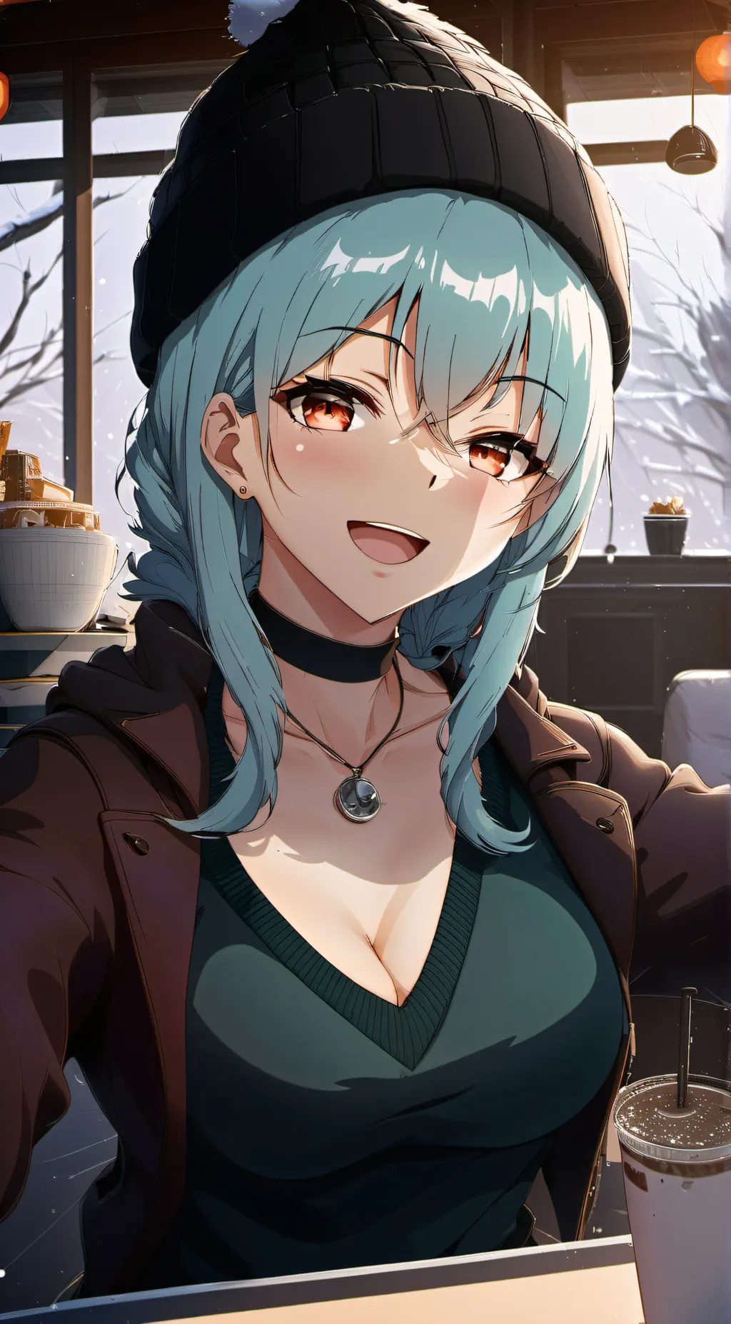 ai character: Aria background
