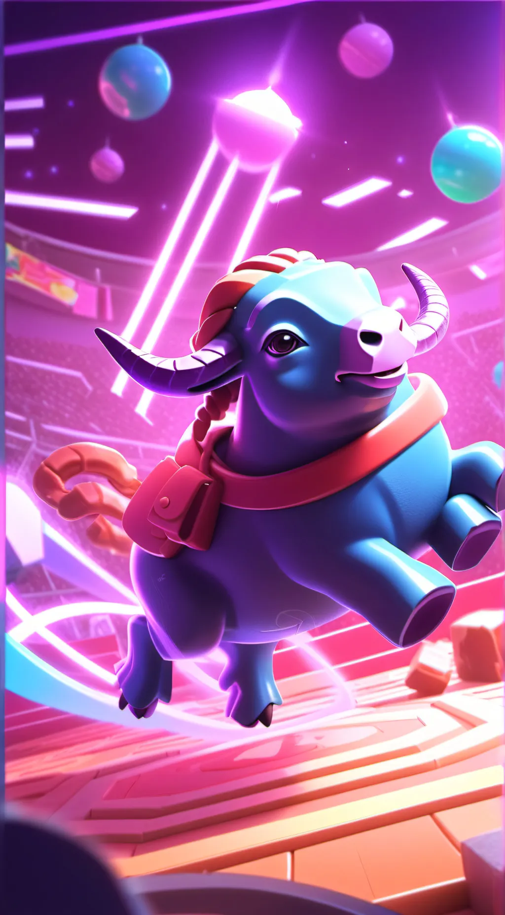 ai character: Bull Ride background