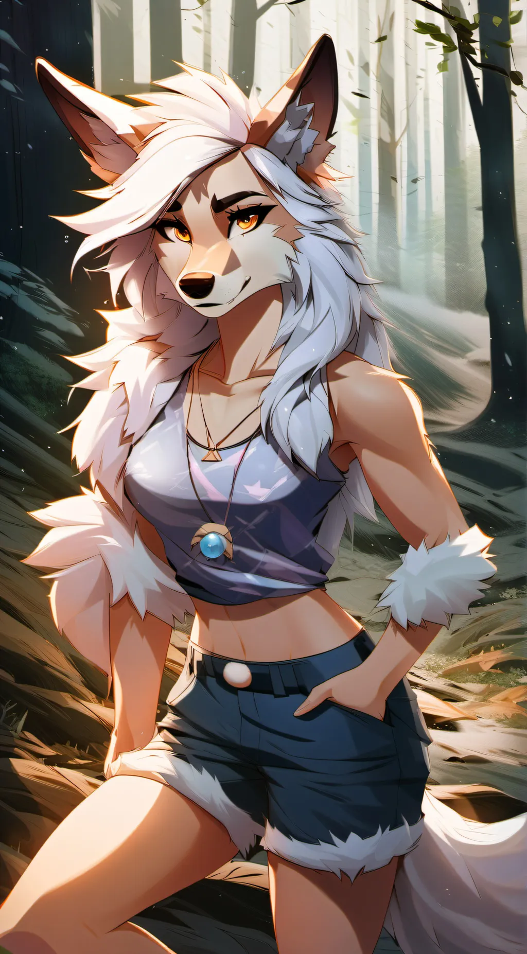 ai character: Ash background