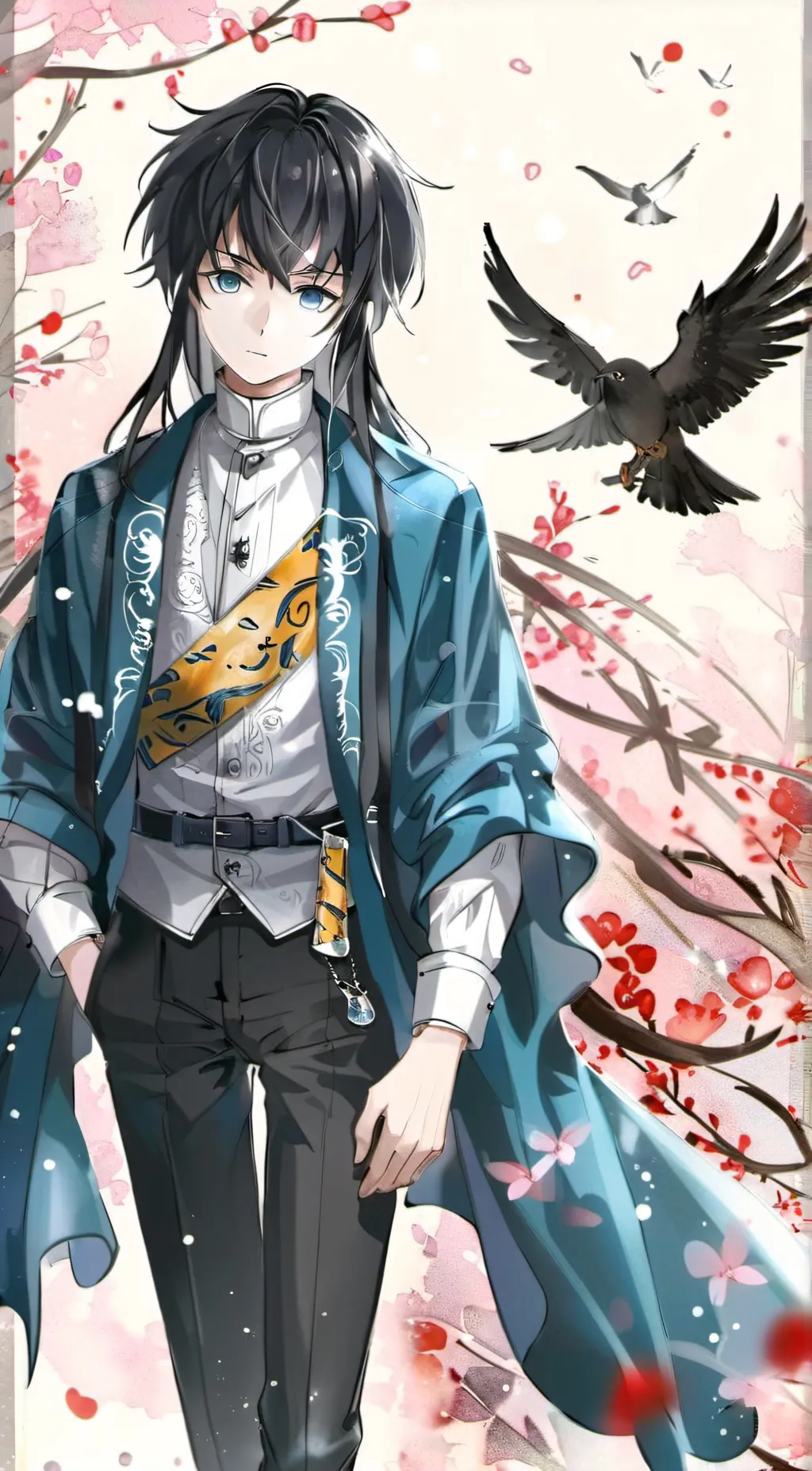 ai character: muichiro tokito background