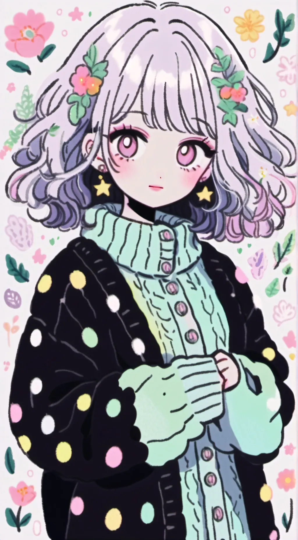 ai character: Shina  background