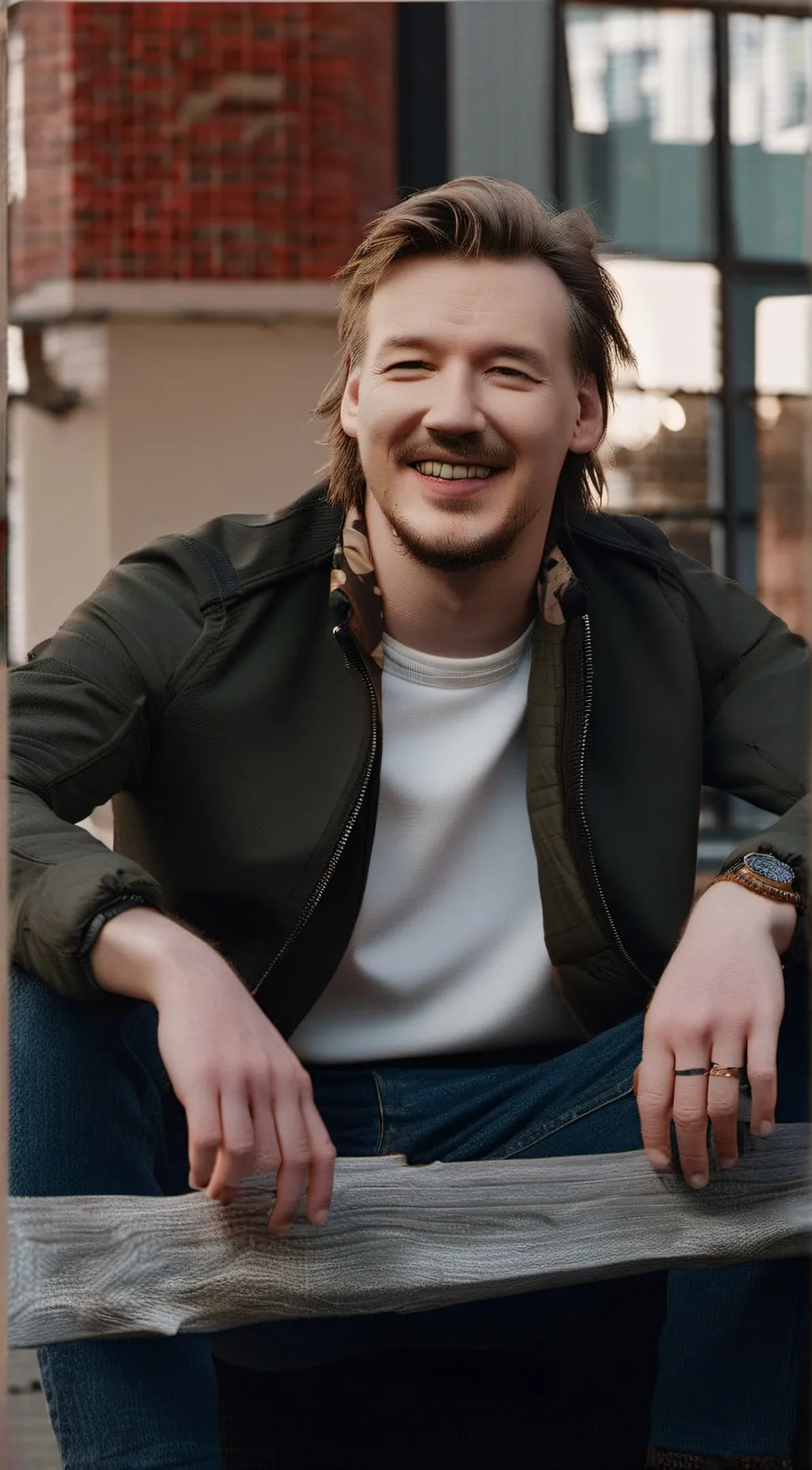 ai character: Morgan wallen  background