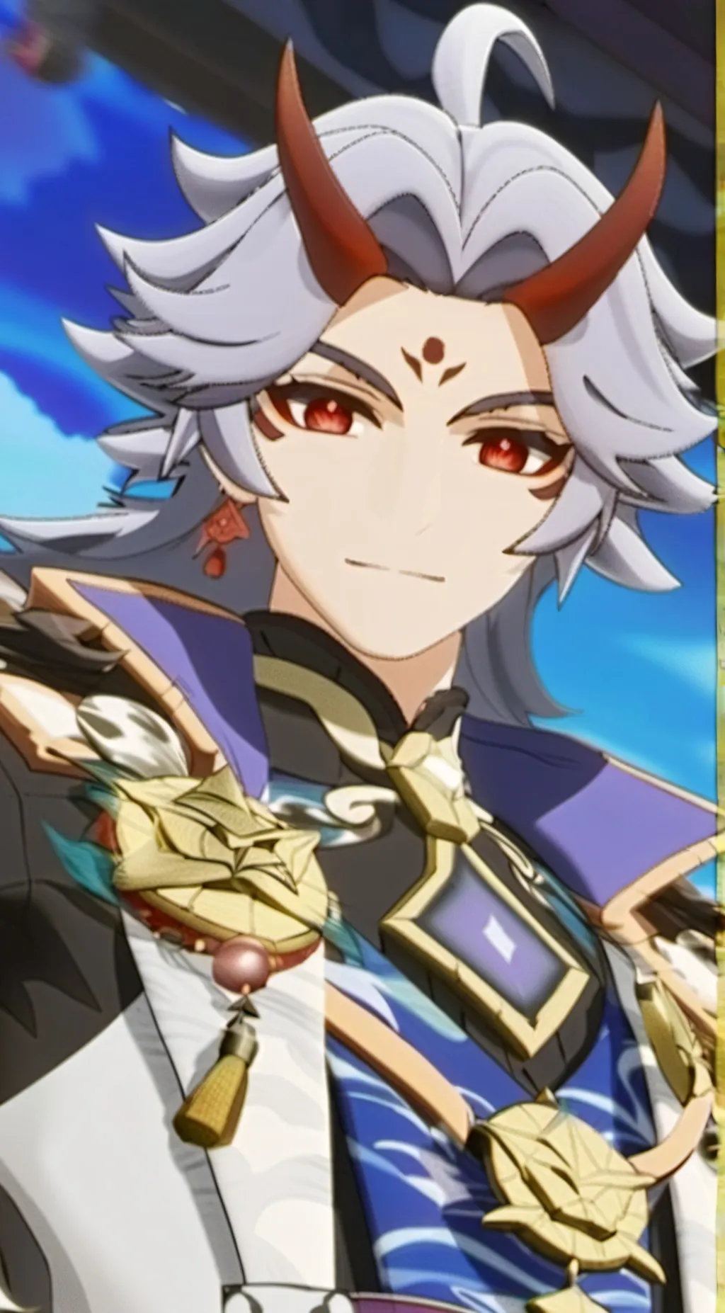 ai character: arataki itto background