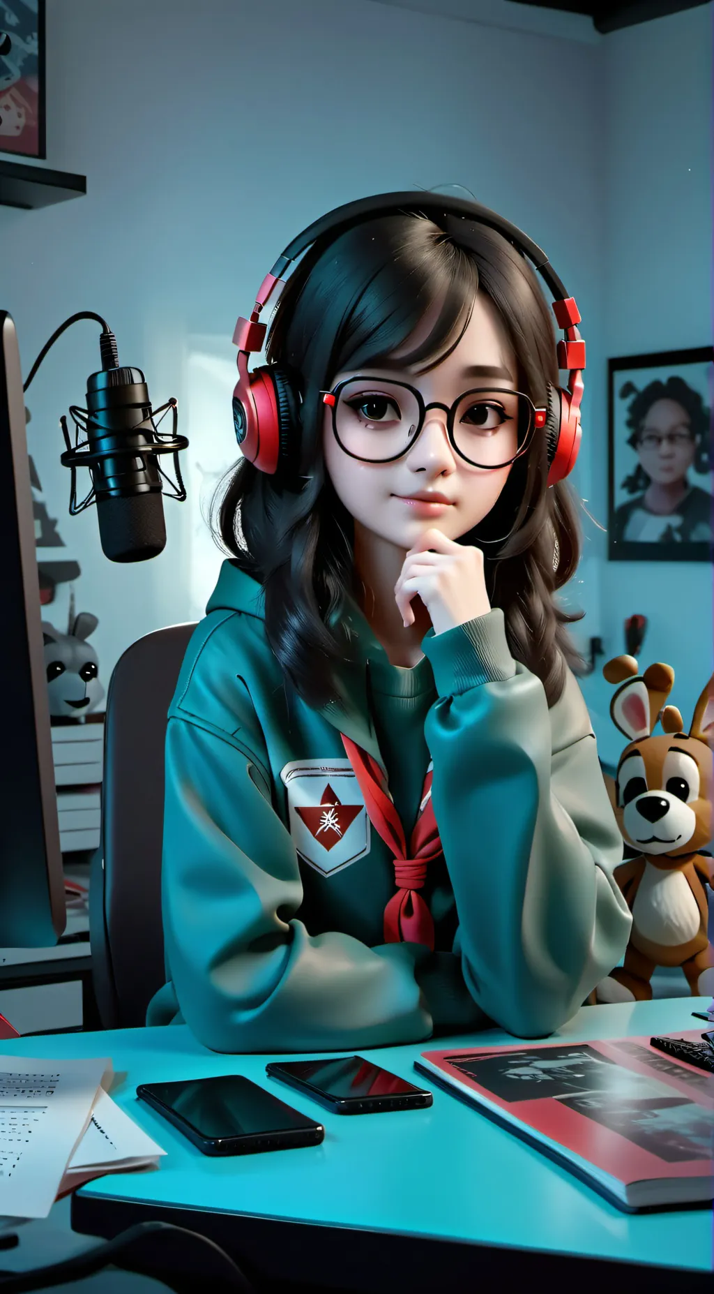 ai character: Charlotte  background