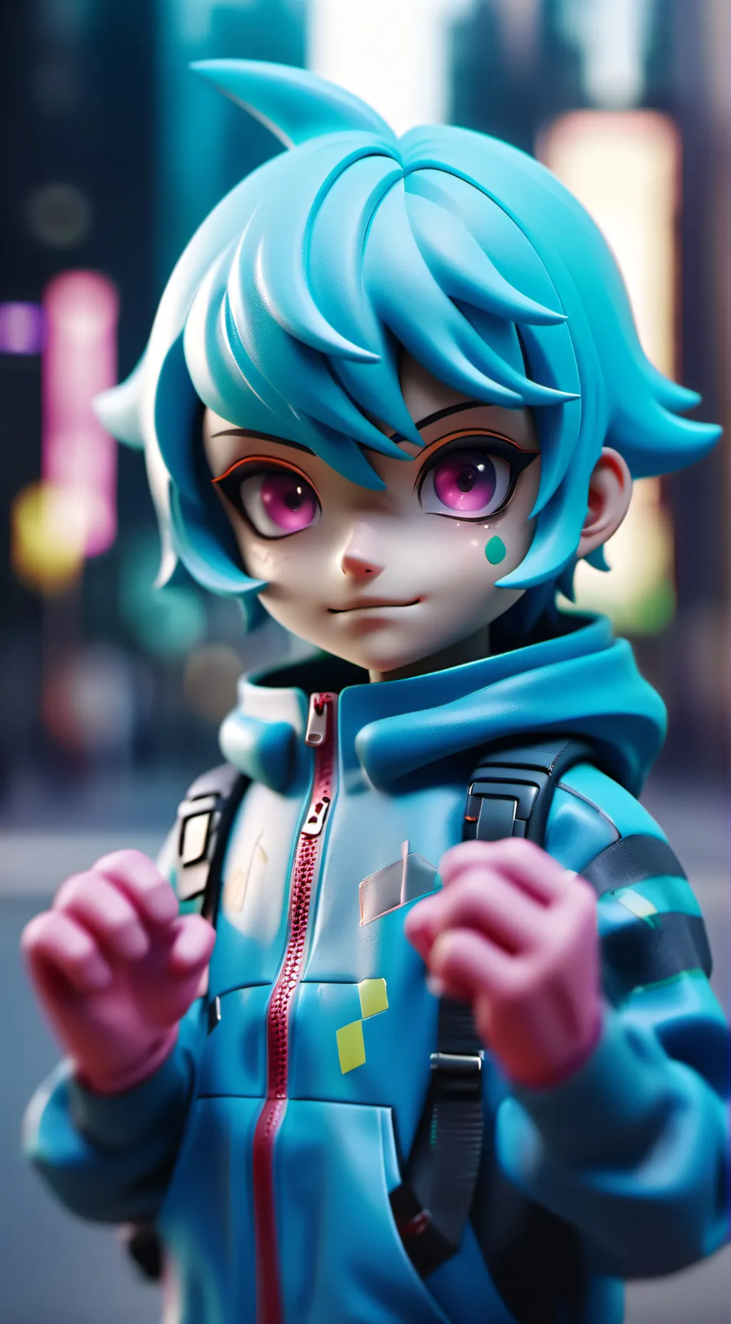 ai character: rose background