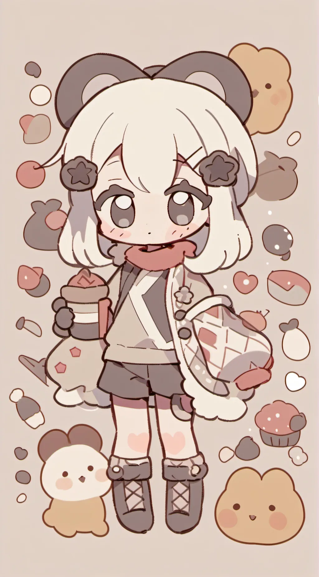 ai character: Baby Kinger,Pomni background