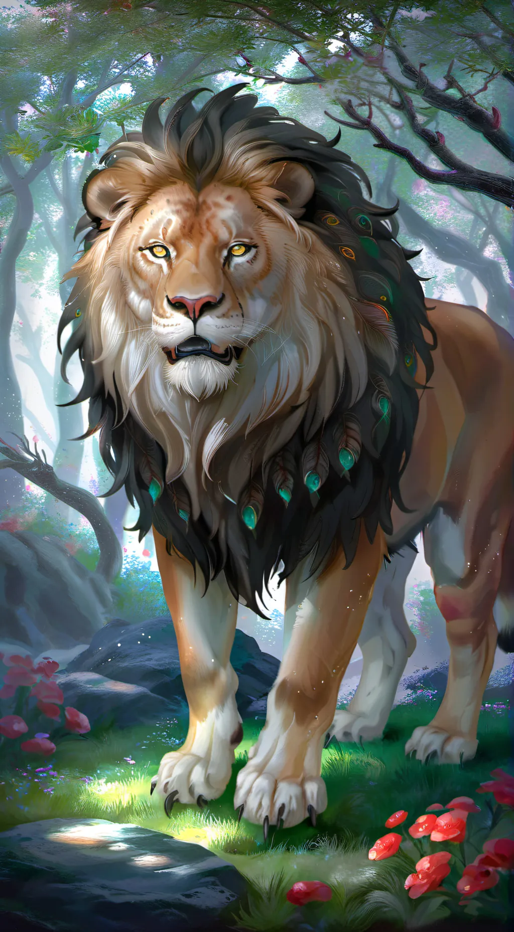 ai character: StormMane (AU) background